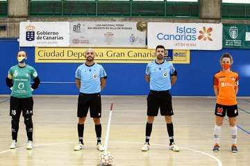 El Teldeportivo pierde en los minutos finales frente al Viaxes Amarelle (0-2)/TA.